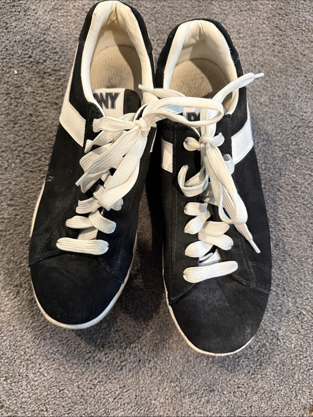 Pony Black and White Low-Top Sneakers
